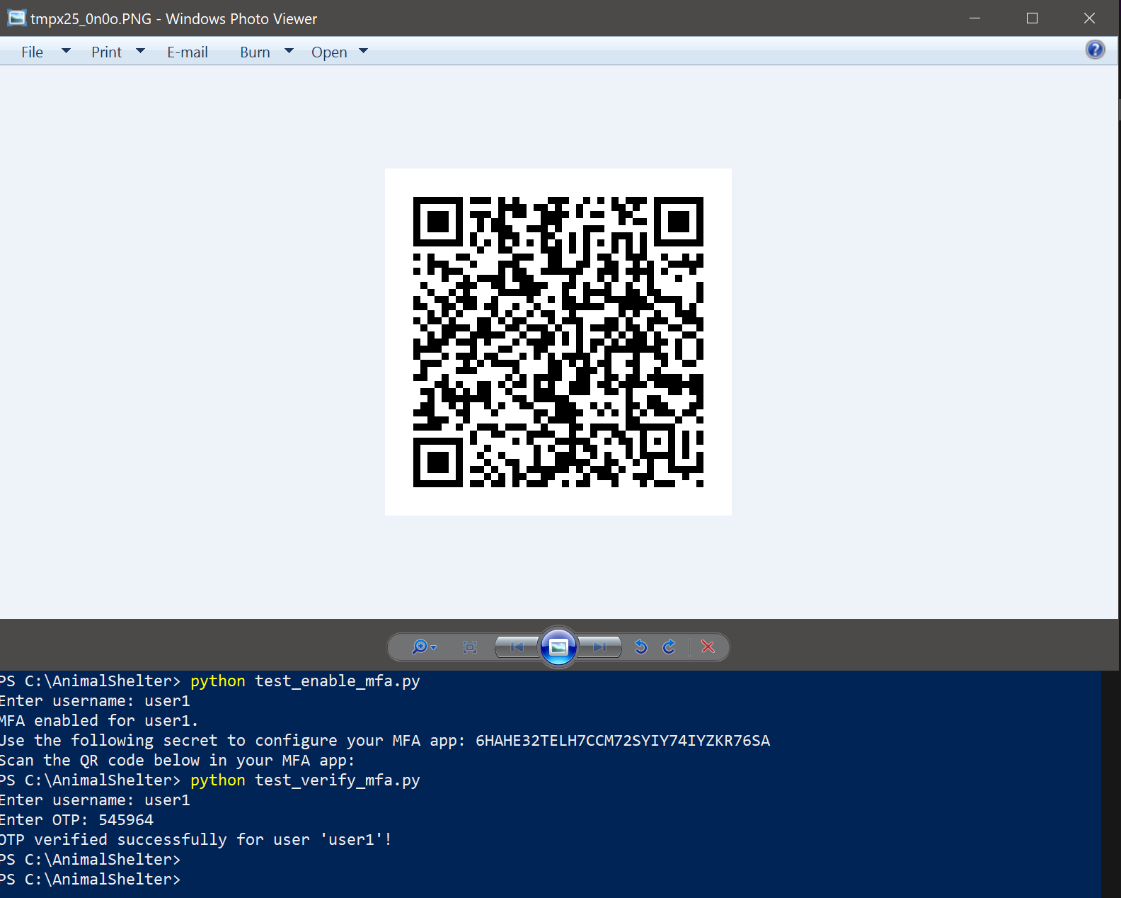 Qr code implementation